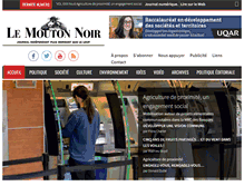 Tablet Screenshot of moutonnoir.com